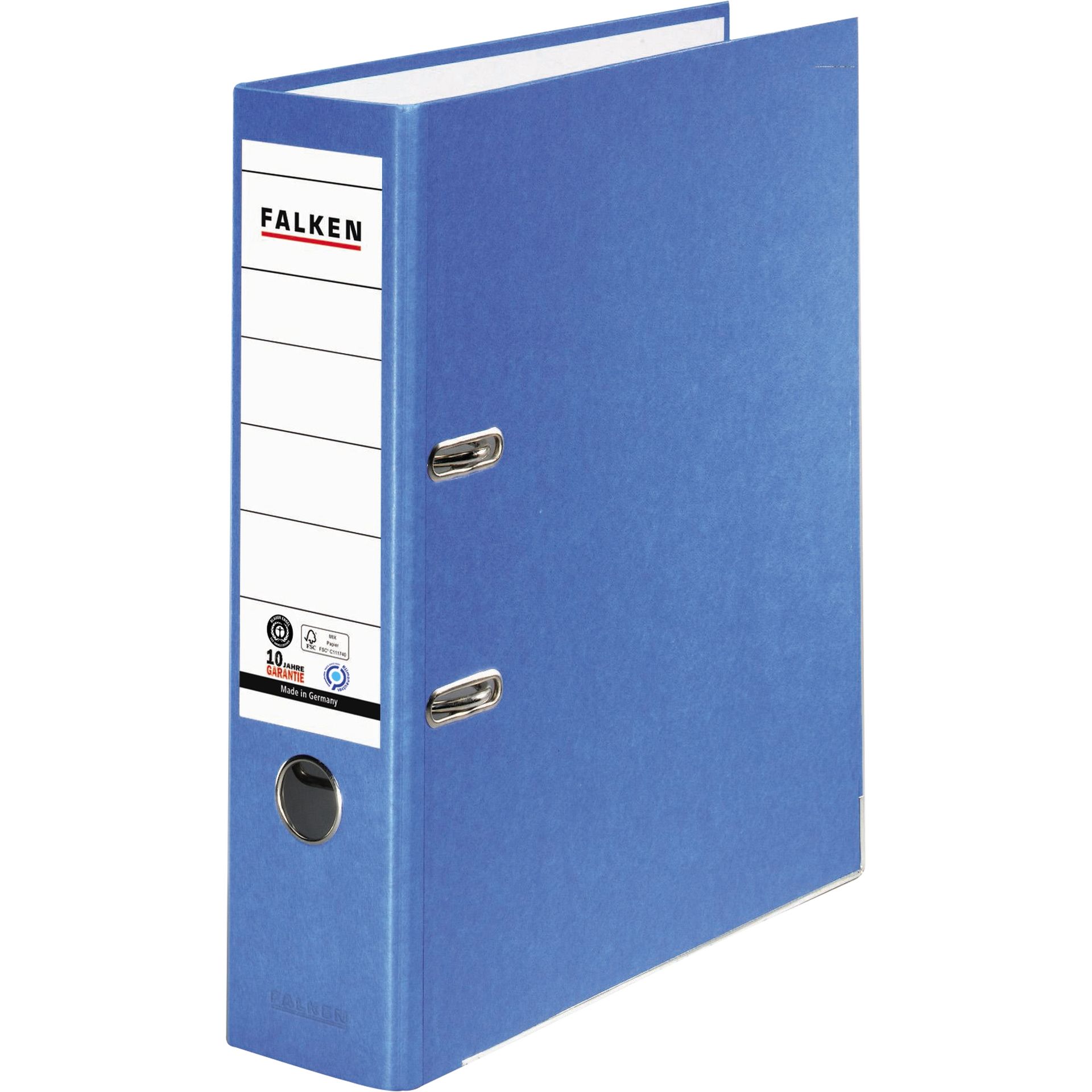 Ordner Recycolor DIN A4 80mm Papier blau