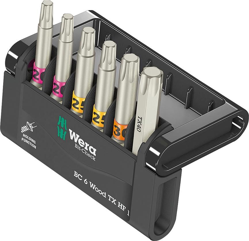 Bit-Satz Bit-Check 6 Wood TX HF 1 Wera