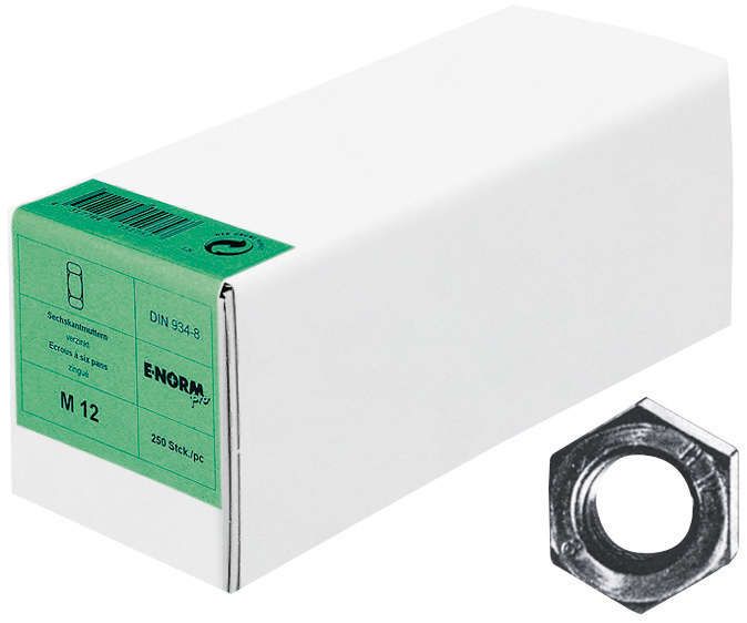 DIN 934 Edelstahl A2 M10 HP E-NORMpro