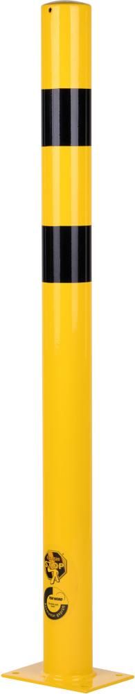Rammschutzpoller H1200xD89 mm zum Aufdübeln Stahl beschichtet ge/schw