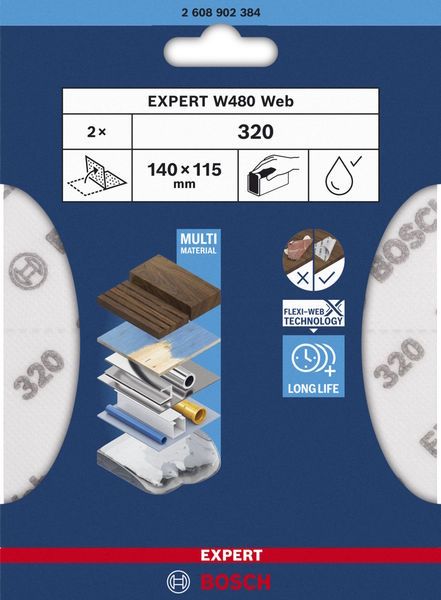 BOSCH Handschleifblatt