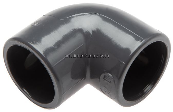 90°-Klebemuffen-Winkel, PVC-U, 16mm