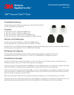 3M™ Secure Click™ Adapter für quantitative Dichtsitzprüfung, FF-800-06
