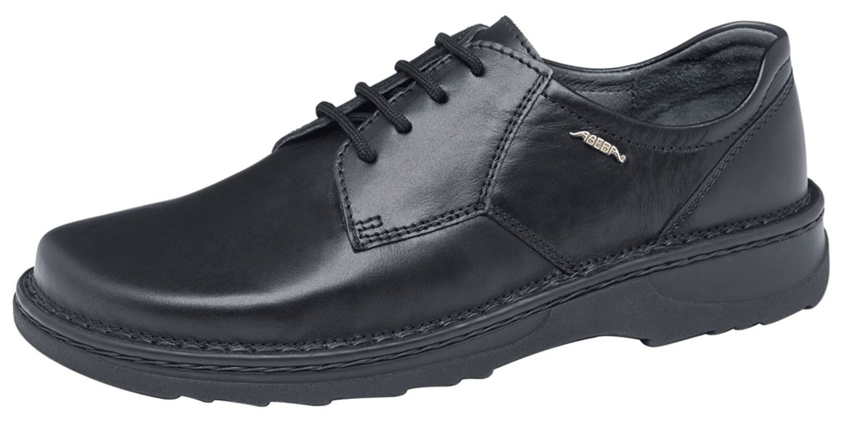 Abeba Berufshalbschuh O1, Schwarz, Gr. 46