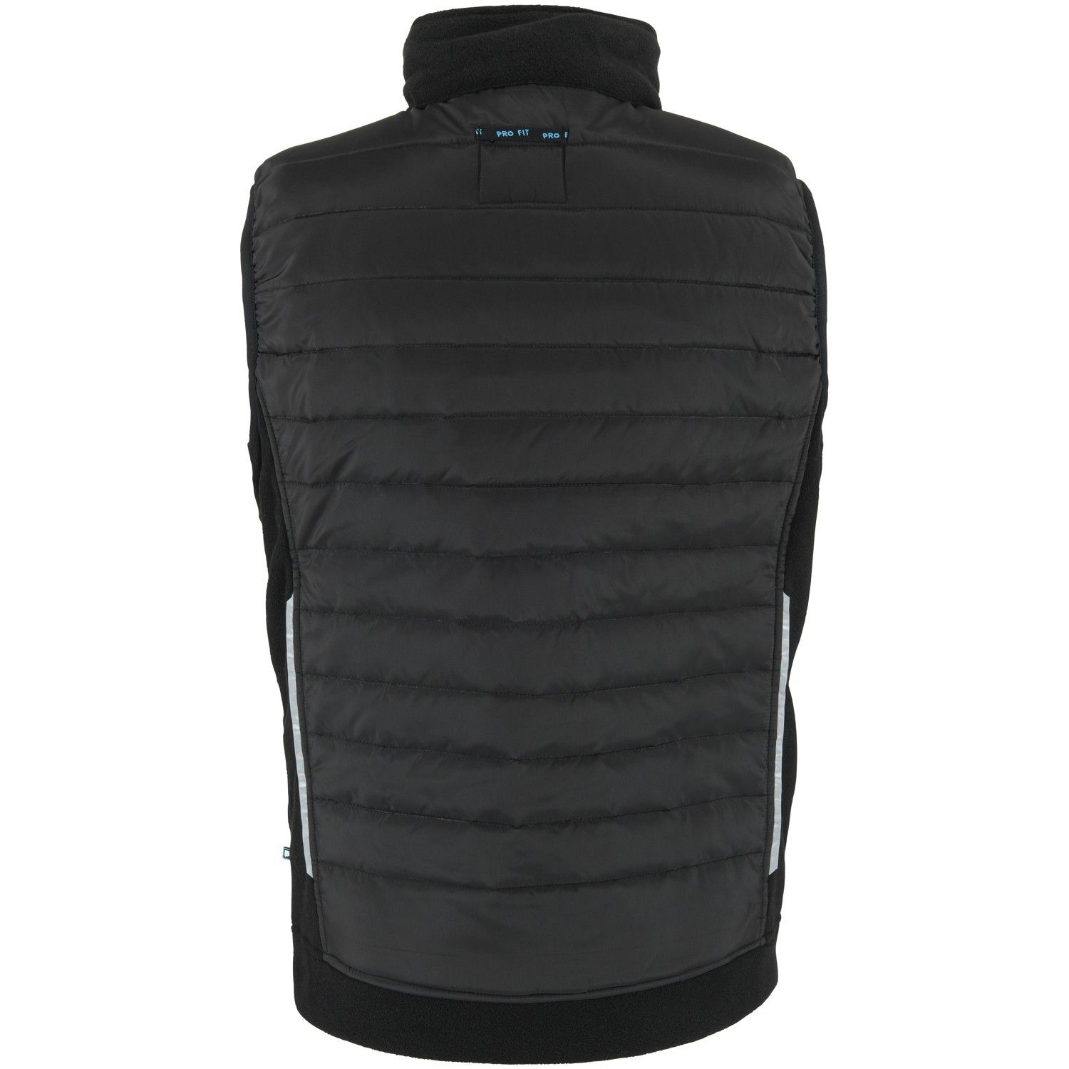FLEECEWESTE "HYBRID" Zip-in-Funktion, schwarz, Gr. S