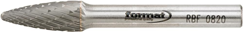 Frässtift HM Rundbogenform 0820 C 6mm 8x20mm FORMAT