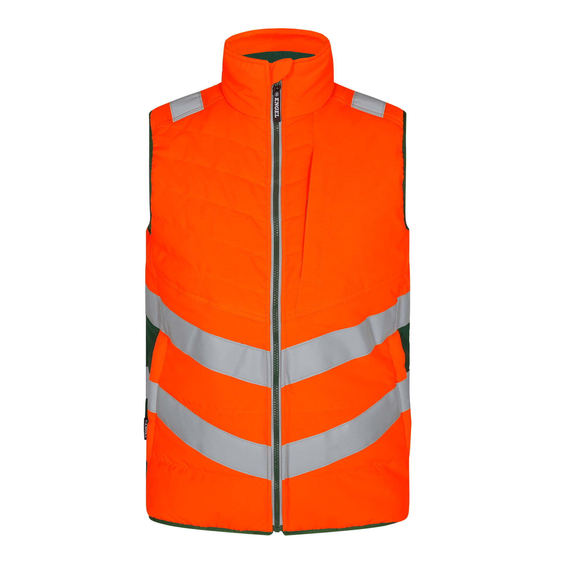 Safety Stepp-Innenweste Orange/Grün, Gr. L