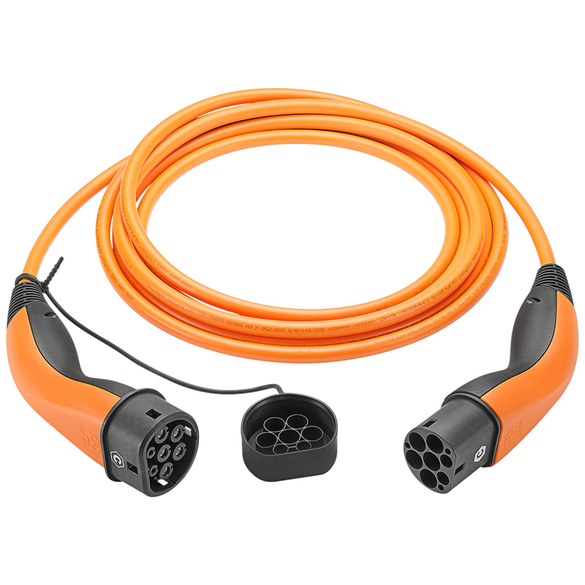 Ladekabel Typ2 22kW 3m orange