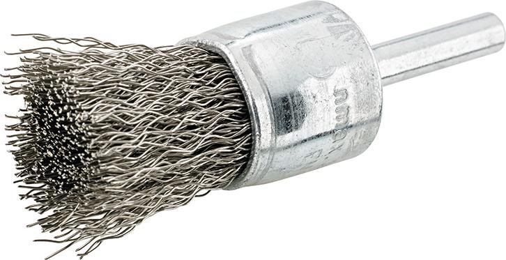 Pinselbürste rostfrei gewellt 6mm 10x20x0,3mm FORMAT