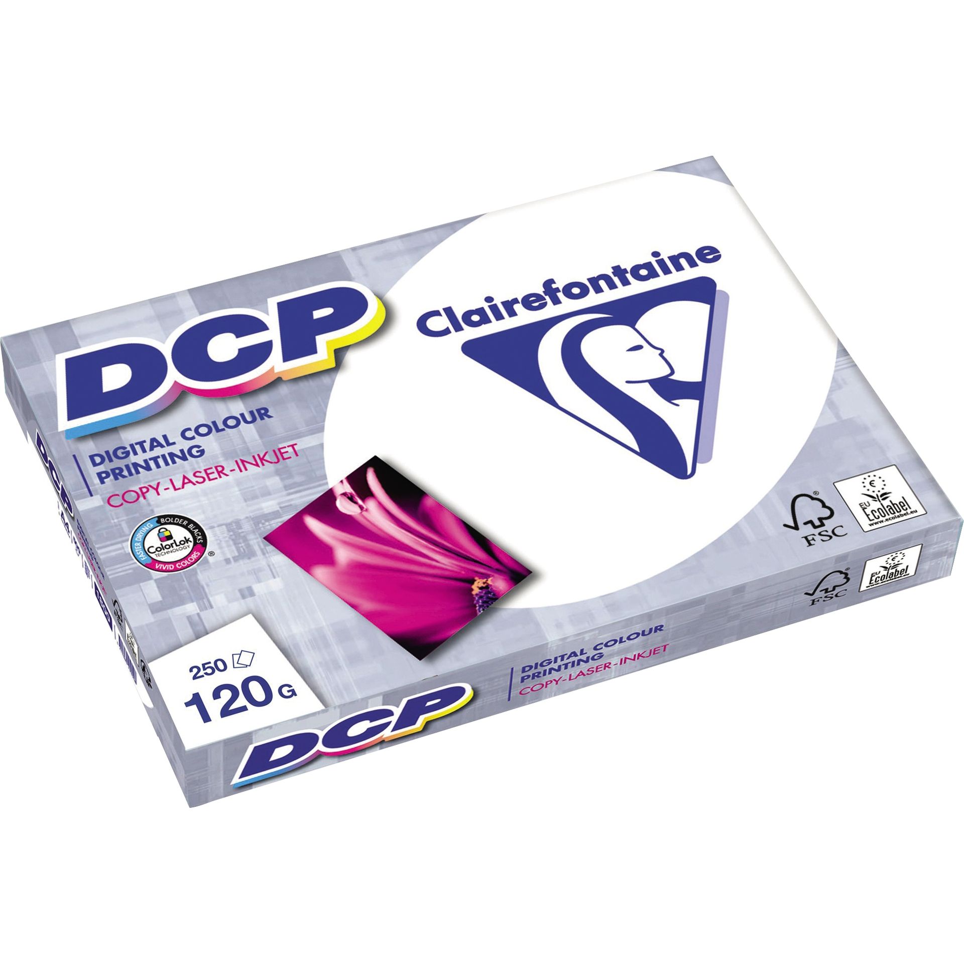 Farblaserpapier DCP DIN A4 120g ws 250 Bl./Pack.