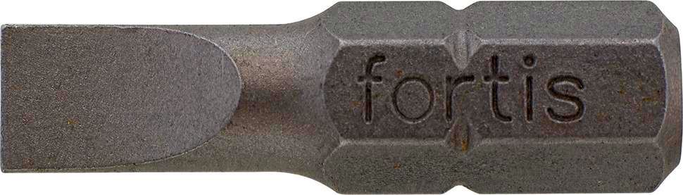 Bit zähhart 1/4"" DIN3126 C6,3 Schlitz 6,5x1,2x25 mm 10er Pack FORTIS
