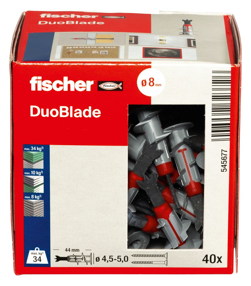FISCHER Gipskartondübel DUOBLADE