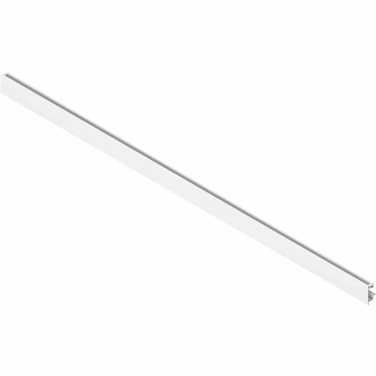 LEGRABOX Vorderstück, mit Nut für Einschubelement, für Innenauszug, KB=1200 mm, zum Ablängen, seidenweiß matt