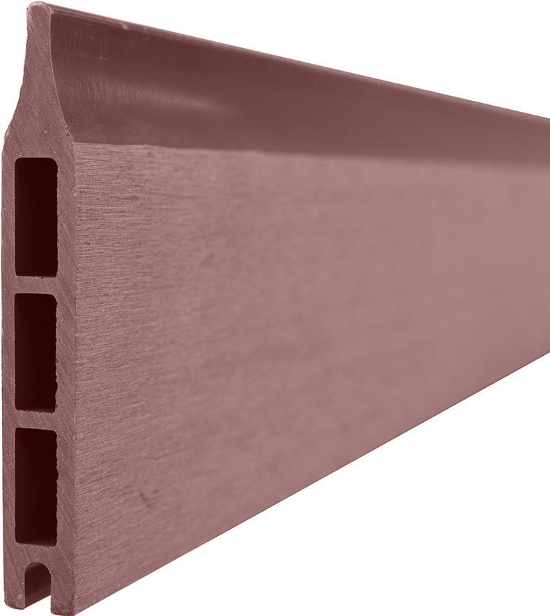 WOLLBACH-Serie WPC-Lamelle mokka 1750 x 140 x 20 mm, glatt, gebürstet