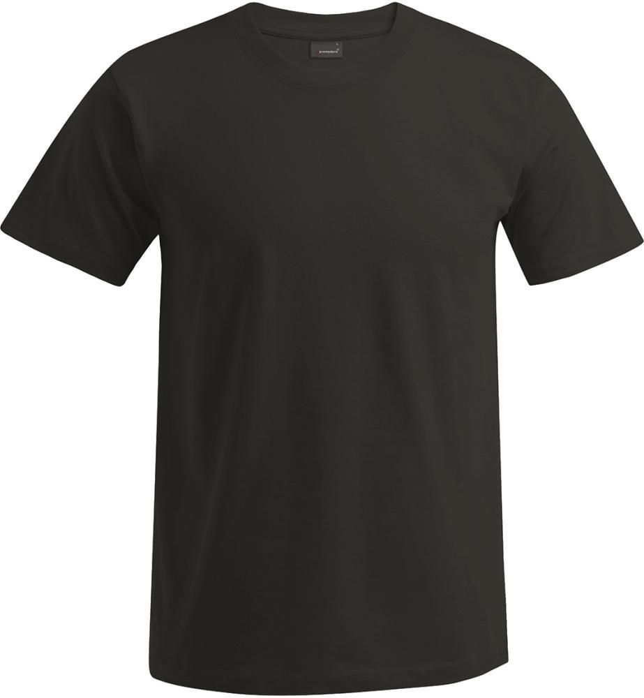 T-Shirt Premium, charcoal, Gr.2XL