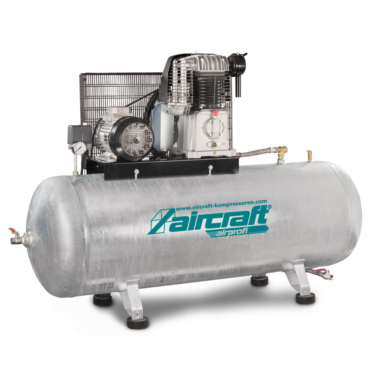 Stationärer Kolbenkompressor (10 bar) Aircraft AIRPROFI 1253/500/10 H