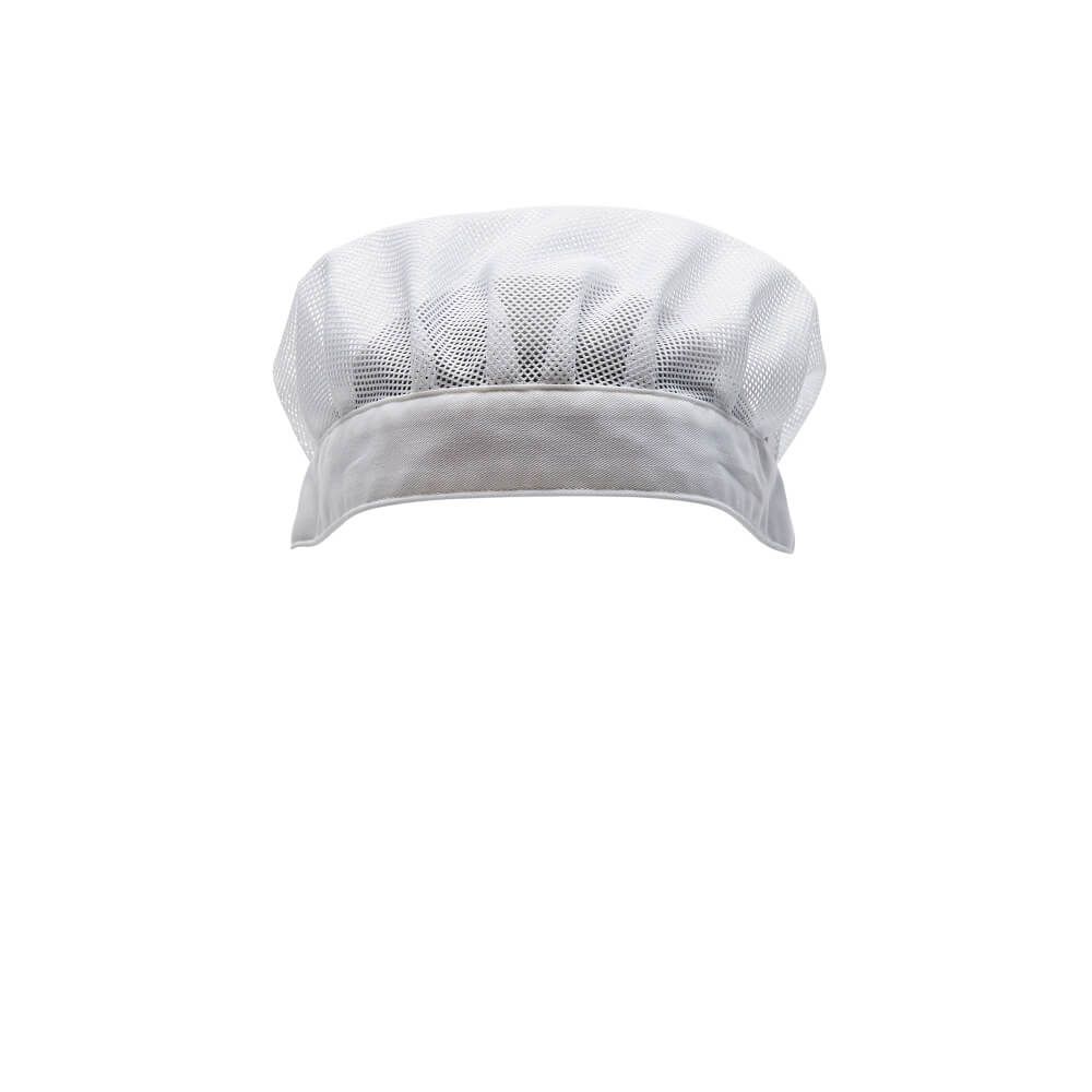Haube mit Haarnetz Weiß, ONE