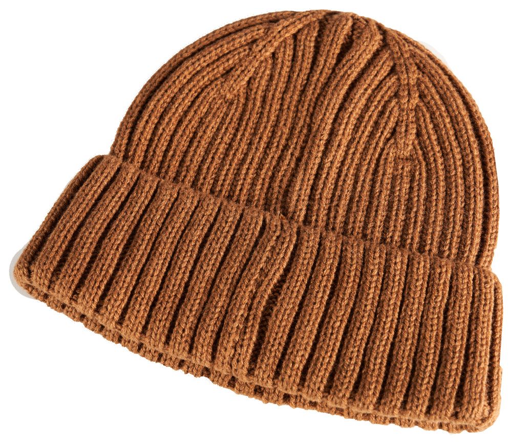 Strickmütze Nussbraun, ONE