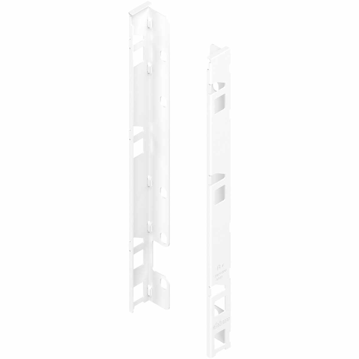 LEGRABOX Holzrückwandhalter, Höhe F (257 mm), links/rechts, seidenweiß matt