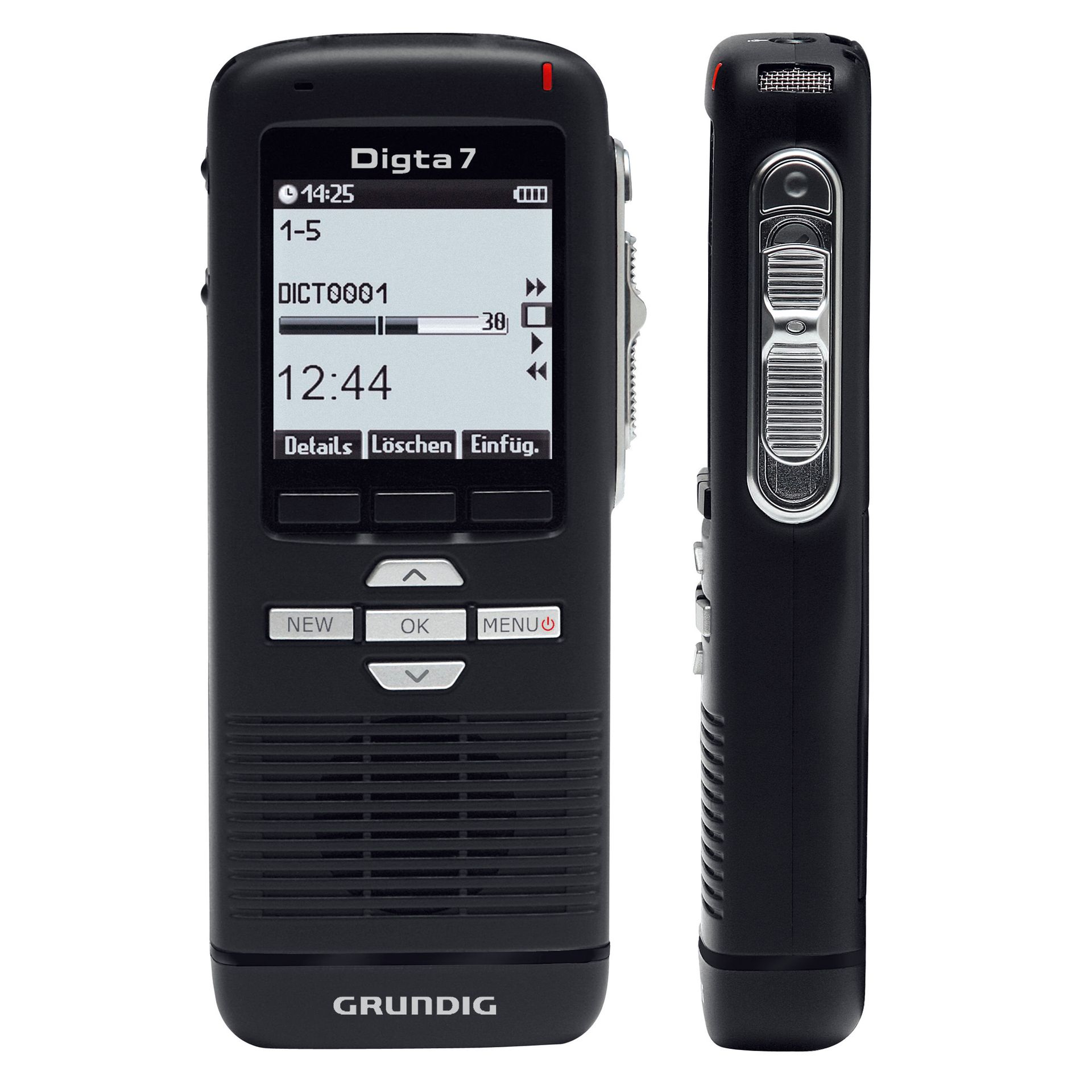 Handdiktiergerät Digta 7 Type 702 digital schwarz
