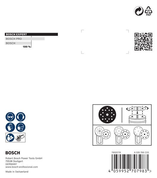 BOSCH Folienschleifscheibe
