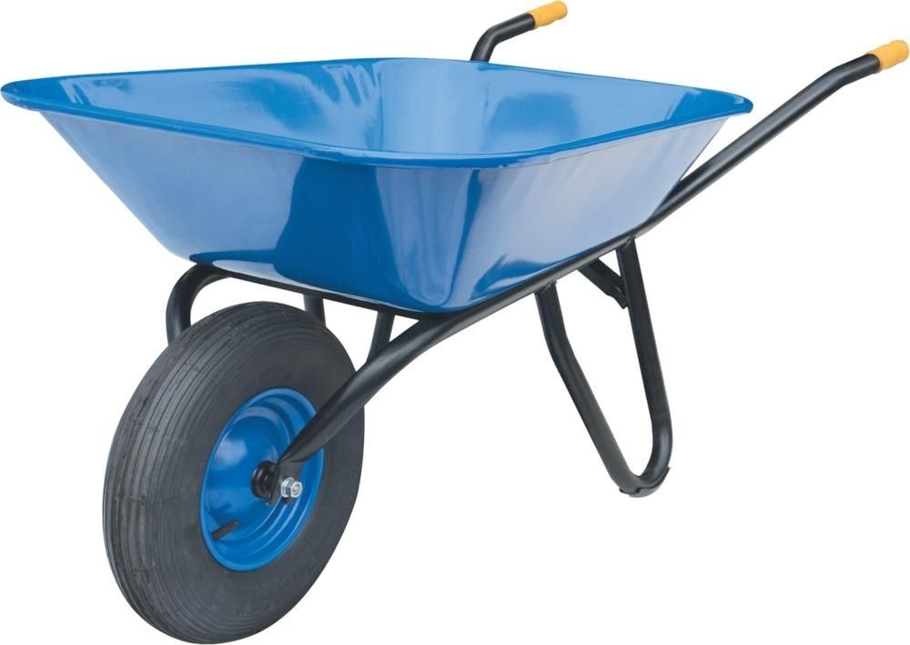 müba Schubkarre Fagro F85, blau lackierte Mulde