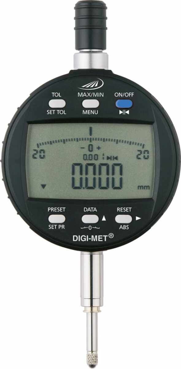 Digital-Messuhr IP42 12,5 mm /0,001 mm HP, Ziffer-/Skalenanzeige
