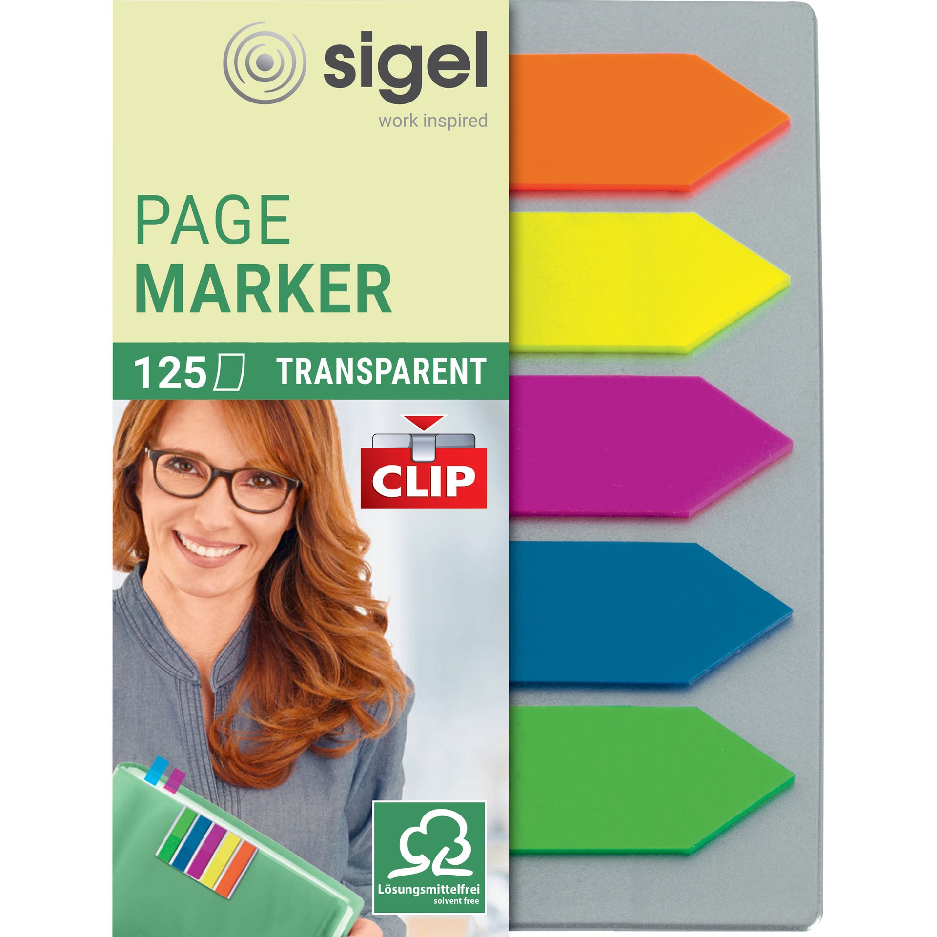 Haftmarker Film 52x82mm farbig sortiert 5 St./Pack.