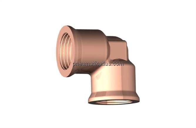 90° Bogen 2x Gewinde D1 M12X1,5 D2 M12X1,5