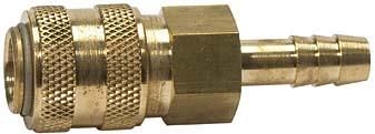 SchnellverschlusskupplungNW 5, Messing, connect-line, Tülle 4mm RIEGLER