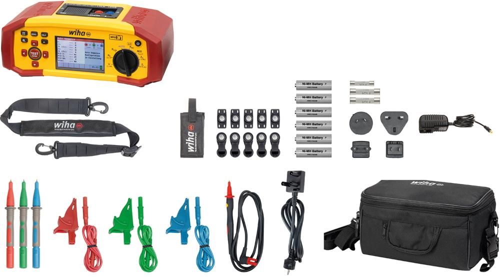 WIHA Installationstester MFT One Set mit Zubehör Tasche