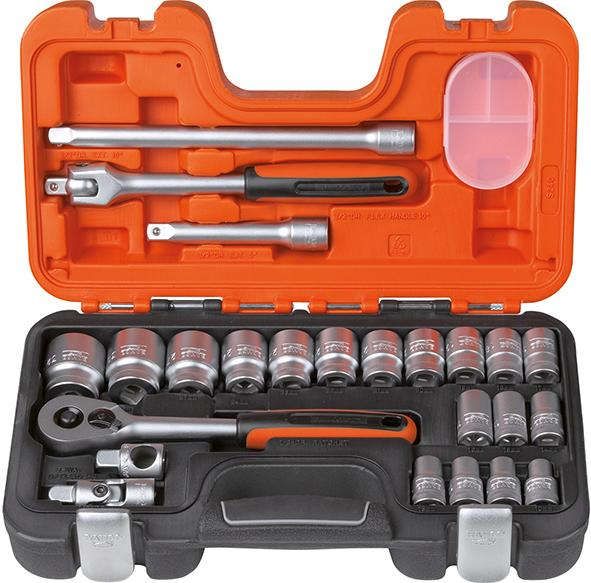 Steckschl.-Grt. 1/2" 24tlg. S240 Bahco