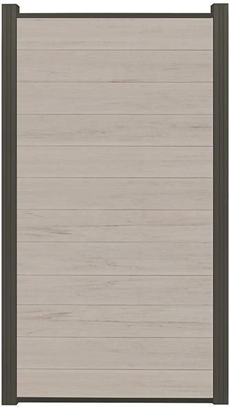 ECOSTECK- Set Aluminium für ein Schmalelement 32/25x20x900mm, ANTHRAZITStart & Abschluss