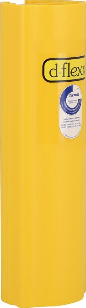 Regalanfahrschutz Alfa d-flexx gelb H400 mm B75-99 mm