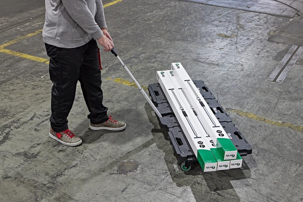 Allzweckroller 620x450mm, 137Kg Kst. 77mm, mit Griff FORTIS