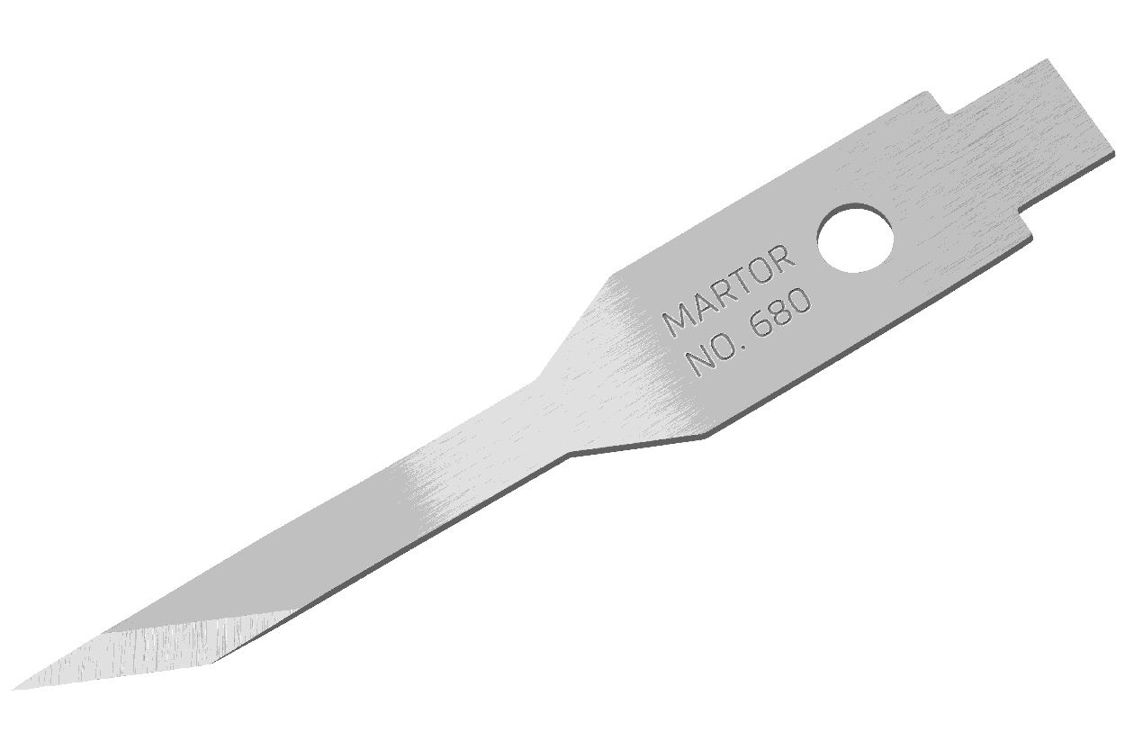 MARTOR Ersatzklinge GRAFIKKLINGE 680 Spezialschliff | 10 Stück
