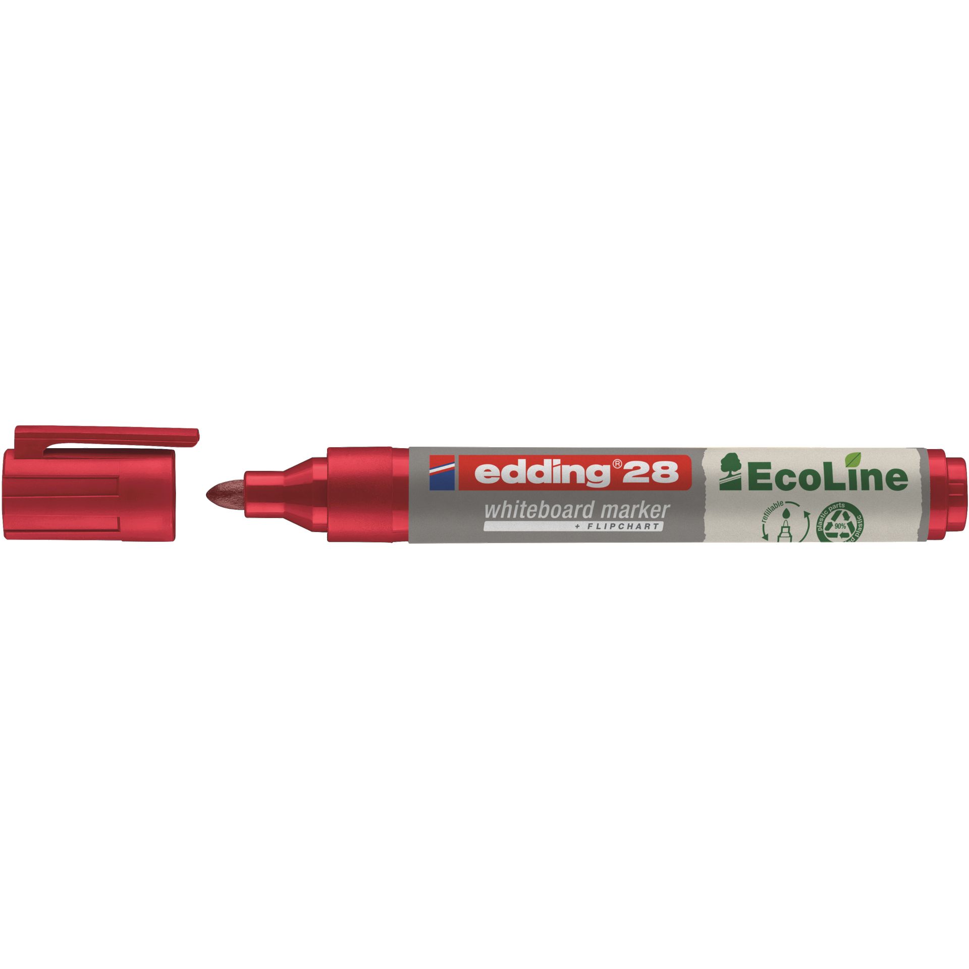 Boardmarker 28 EcoLine 1,5-3mm Rundspitze rot