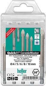 Glasbohrer-Satz 5-teilig CeramicMaster heller