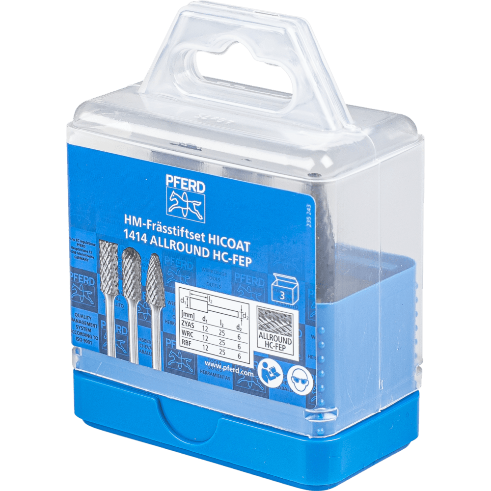 PFERD Hartmetallfrässtifte 1414 ALLROUND HC-FEP