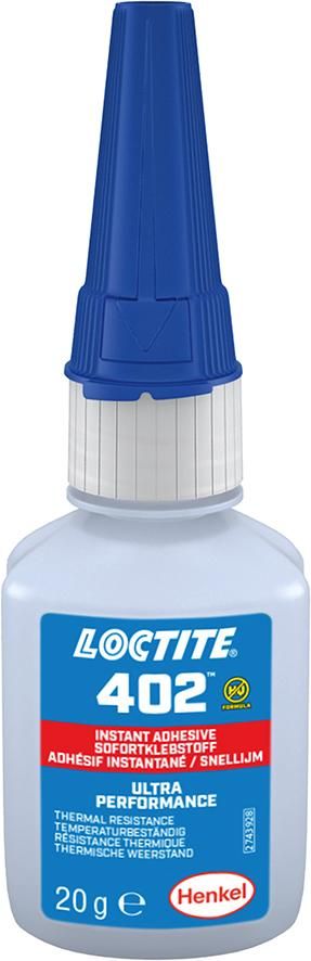 LOCTITE 402, 20g Flasche Hochleistungsklebstoff Henkel
