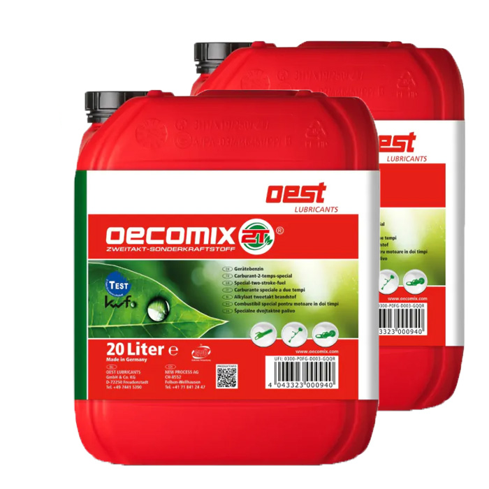 OEST OECOMIX® 2T Sonderkraftstoff - 2 x 20 Liter Gebinde
