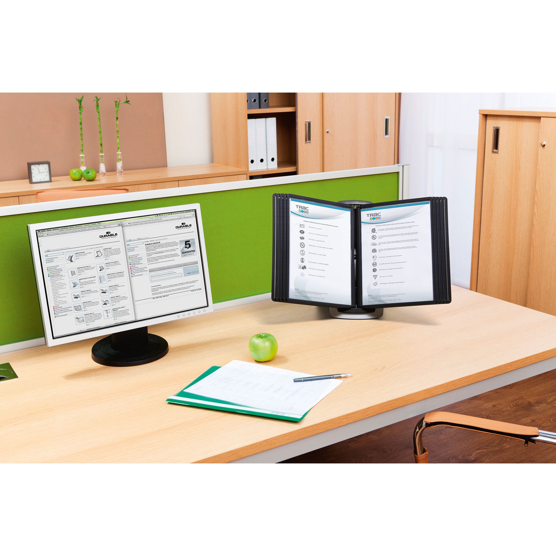 Sichttafelständer SHERPA style table schwarz