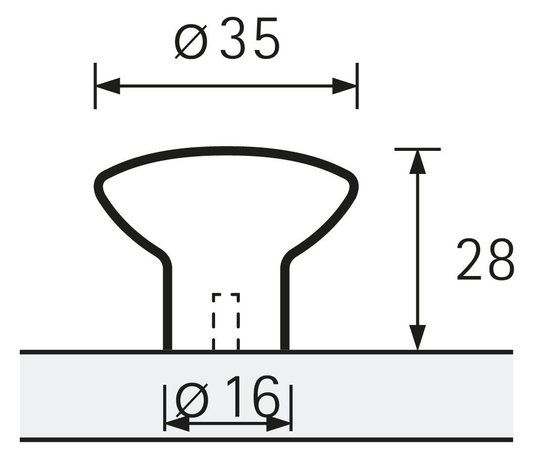 HETTICH Knopf Ladera