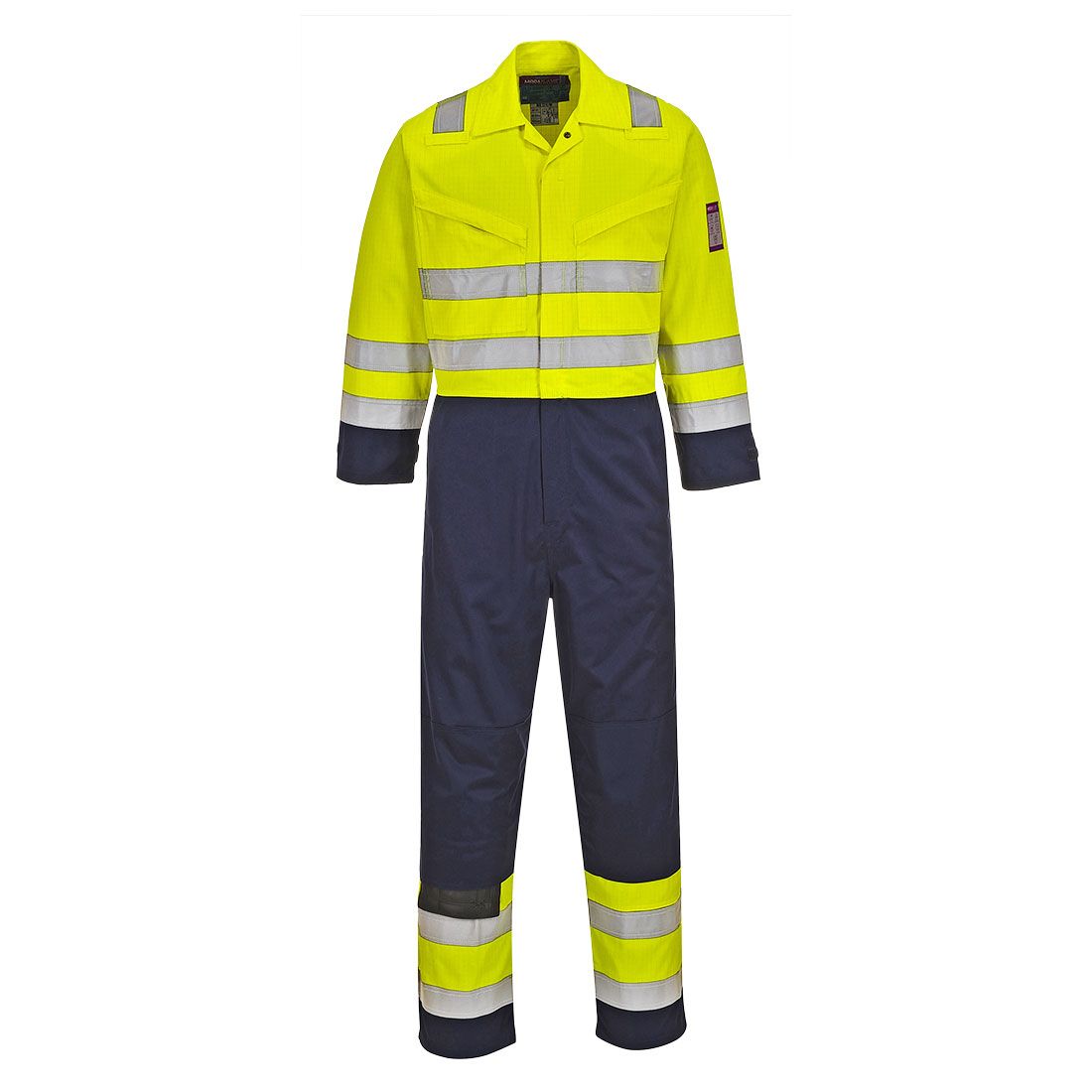 Portwest MV28 Warnschutz-Overall, Gelb/Blau (YNT), Gr. L