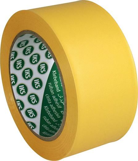 Weich-PVC-Abdeckklebebandgelb, 30mmx33m Naturkautschukkleber gerillt