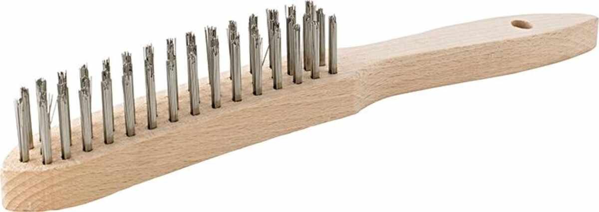Drahtbürste Inox-Draht 2rhg. FORTIS