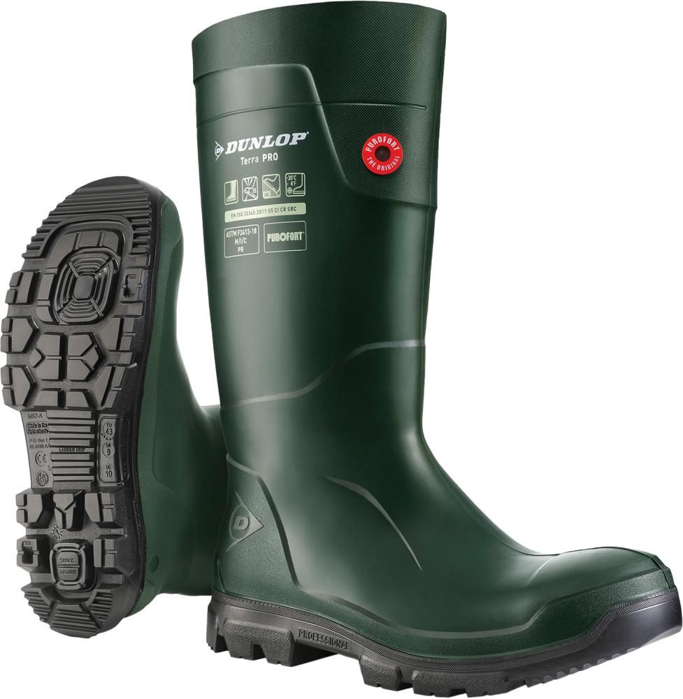 PUROFORT TerraPRO S5 SRC, Grün, Gr. 35 DUNLOP