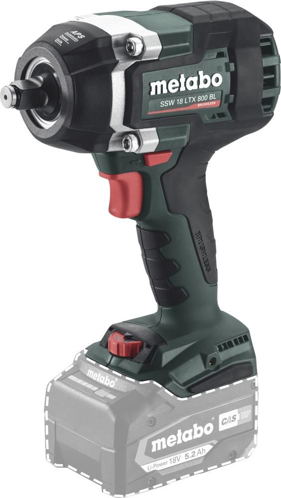 Akku-Schlagschrauber soloSSW 18 LTX 800 BL Metabo ohne Akku ohne Ladegerät metaBOX