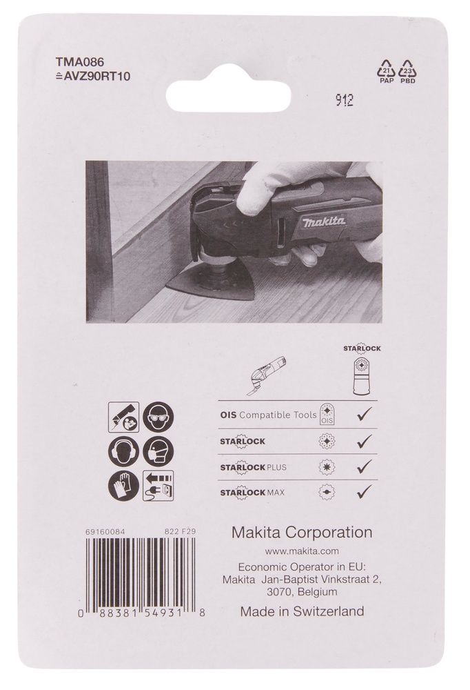 MAKITA HM-Deltaplatte
