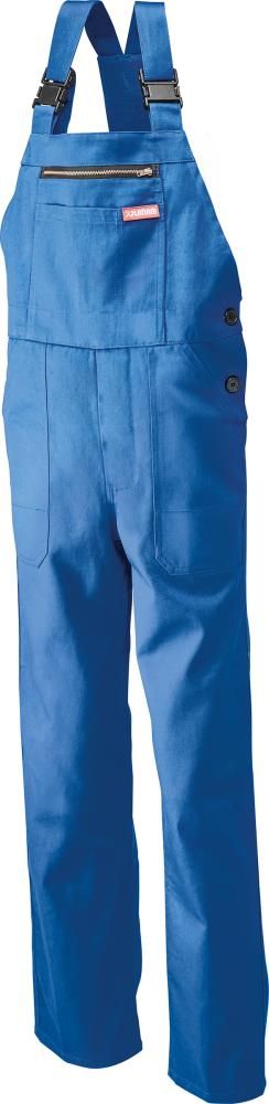 Latzhose, 100% BW, 290 g/qm,Gr.48,kornblau PLANAM